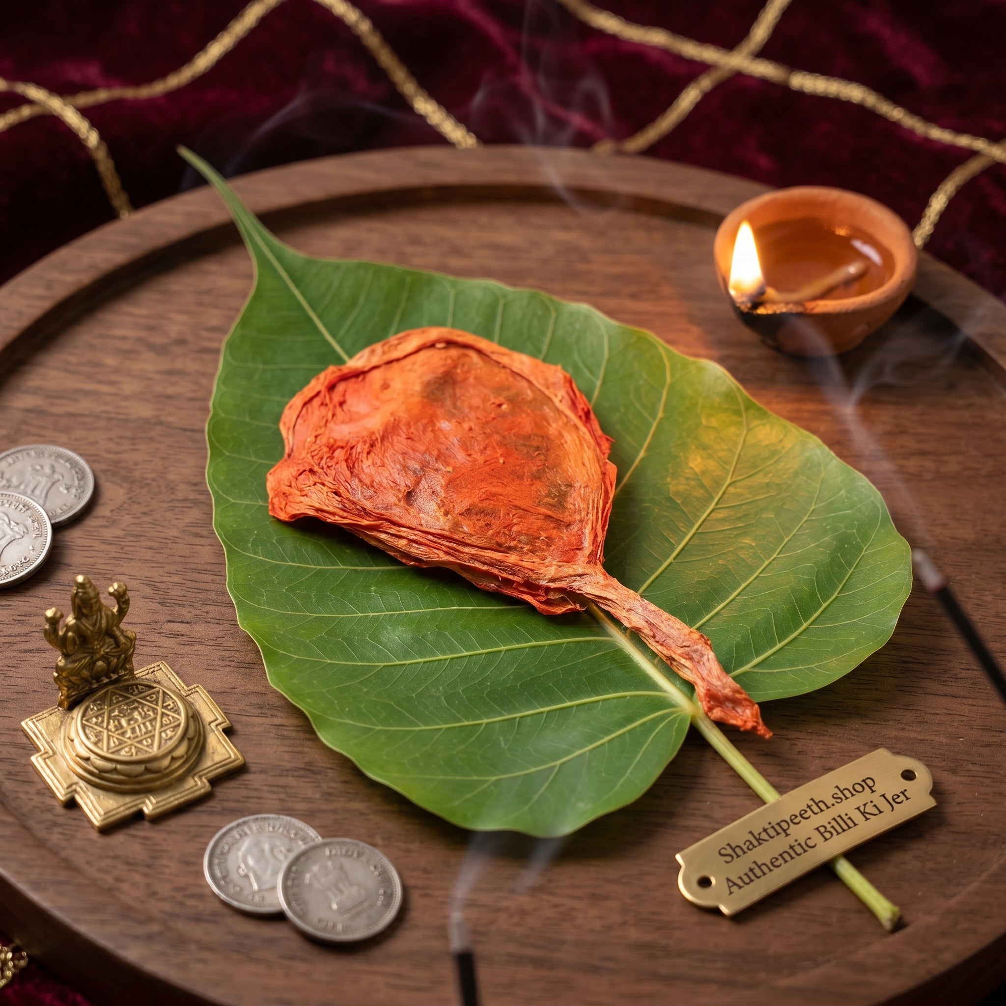 Shaktipeeth Sadharan Cat Jer Talisman - Wealth Attractor and Nazar Protection Amulet